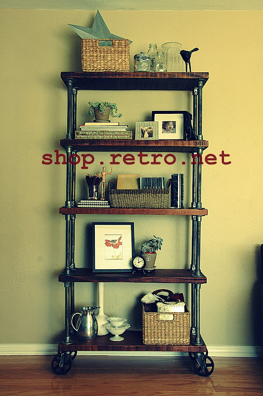 Vintage Industrial Bookcase / 308 Shelf Vintage Industrial Furniture
